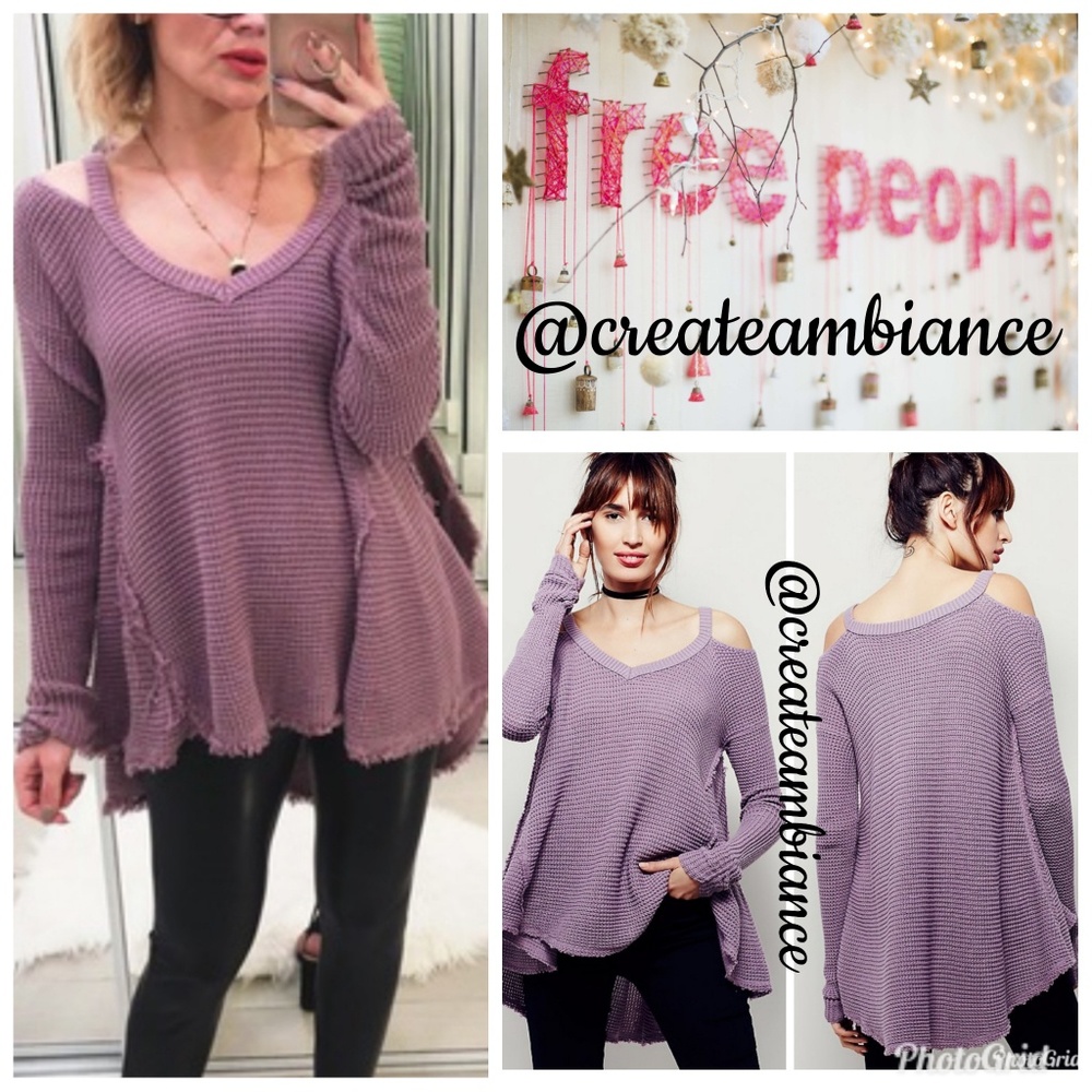 🔥XS,M🔥Free People Cold Shoulder Sweater